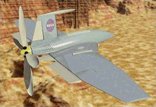 A glider on Mars.