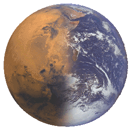 Earth and Mars combine.